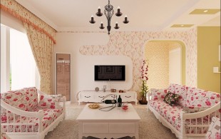 客厅-完工效果图