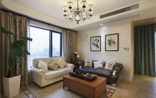 客厅-完工效果图