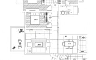 简约三居室-实景图