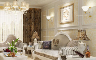 142平欧式混搭风-完工效果图