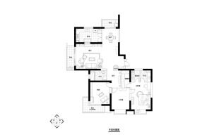 聂先生的新家-平面及实景图