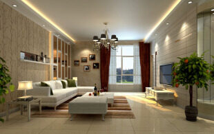 上海康城后现代主义风格装修设计案例-效果