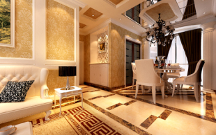 三花现代城装修设计案例-效果