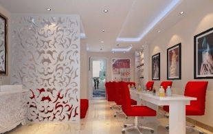 美甲店装修设计案例-效果