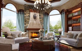 棕榈滩欧式别墅设计风格-图片