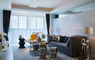 中海紫御豪庭现代风设计-图片