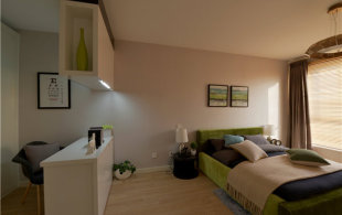 60平地中海风格一居室效果图-地中海风格