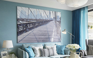 蓝色简约宜家风-简约宜家风