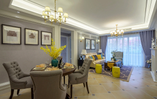 豪都国际花园-三居美式