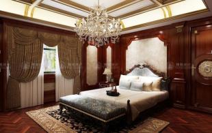 牡丹园别墅装修美式风格设计-效果图