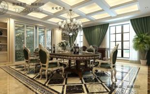 金地格林别墅装修-效果图