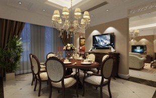 一品漫城别墅装修现代风格设计-效果图