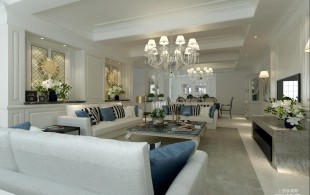 保利茉莉公馆别墅装修设计-效果图