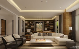 丝庐雅苑别墅装修现代风格-效果图