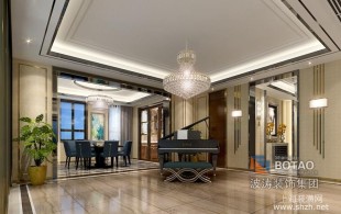 绿城兰园平层装修现代简约风格-完工效果图