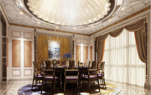 世茂紫帽山350户型别墅-完工效果图