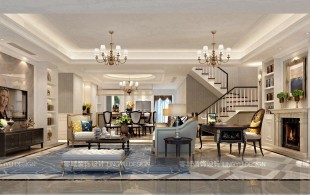 誉品原墅 ? 214平顶楼复式案例-实景图