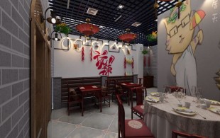 湘聚味好-装修完工效果图