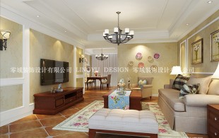 珠江新城公寓【现代田园风格】-效果图