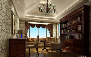 临江景苑-140平方中式效果图