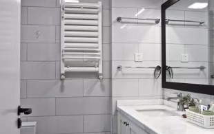 100平米现代简约风，鲜亮色彩，为小孩打造活泼的家-完工