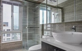 130㎡现代简约，简单大方的客厅，舒适自然-完工