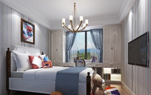 辰富佳苑简美案例-效果图