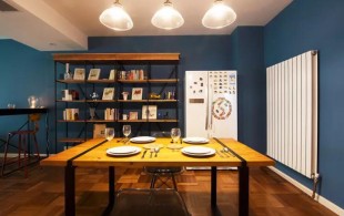 80平米混搭风小居室-完工效果图