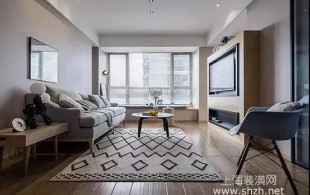 70㎡简约风格两居室-完工效果图