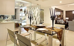 三居室现代简约风格装修-完工效果图