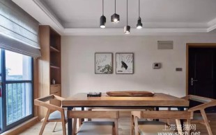 135㎡日式三居室，电视墙做隐形门，藏得可真漂亮！-完工