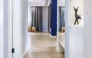 110㎡北欧，没电视墙的客厅-完工