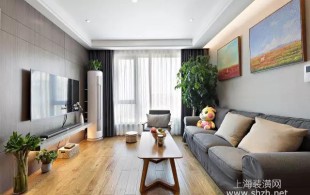 89㎡现代简约风三居，简洁大方、年轻时尚的小家-完工效果图