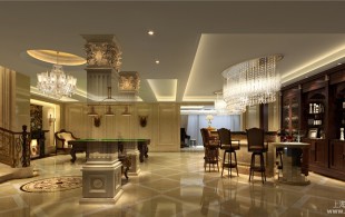 九龙仓兰宫500平别墅新古典风格设计-设计效果图