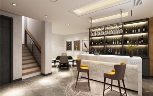 崇明岛昱墅别墅项目装修现代简约风格-设计效果图