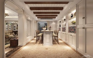 崇明岛昱墅别墅项目装修设计方案！-设计效果图