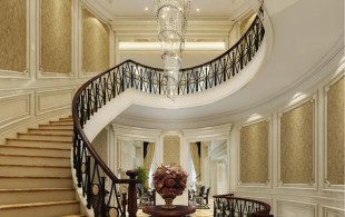 昆玉九里800平独栋别墅新古典风格设计-设计效果图