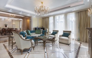 【云间绿大地】540平别墅欧式风格完工实景-完工效果图