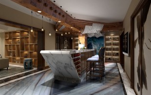 中金海棠湾600平别墅项目装修设计-设计效果图