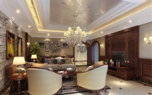 金都夏宫550平别墅项目装修设计-设计效果图