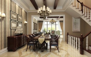 龙湖好望山别墅项目装修设计-设计效果图