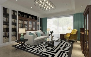 新江湾中凯城市之光大平层装修设计方案-设计效果图