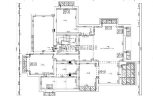 同润圣塔路斯别墅欧式风格装修案例-平面布置图及效果图