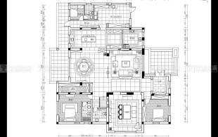 汤臣高尔夫别墅-完工方案效果图