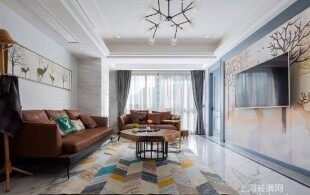 【北欧风格】灰色与咖色搭配的北欧风格设计案例，感觉很有品味！ ????-效果图