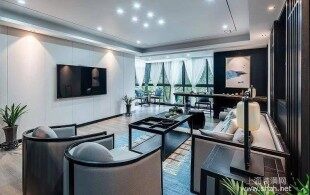 看完这个家，爱上了新中式，原来中国风也可以这么酷！ ????-效果图