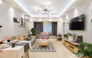 90㎡森系北欧风小窝-装修效果图