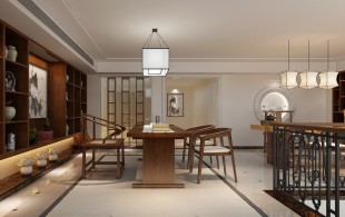 正荣国领联排别墅现代风格设计-效果图