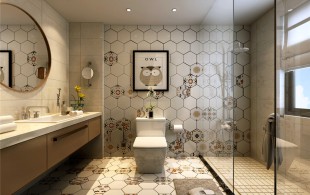 漓江山水花园别墅简欧风格设计-设计效果图