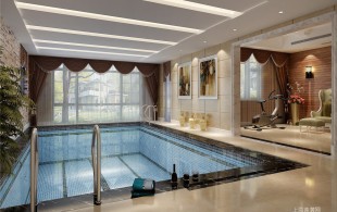 佘山东紫园别墅项目装修简欧风格设计！-设计效果图